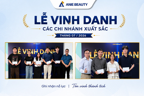 Lễ vinh danh các chi nhánh xuất sắc tháng 7 -2026